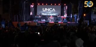 50 años de la UNCa: Comenzó la vigilia cultural por el aniversario y el cierre estará a cargo del Duo Coplanacu