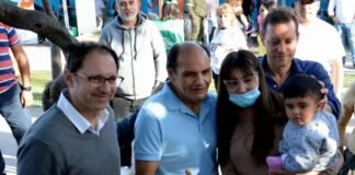 Ministro Miranda: «Provincia, Municipio y Nación juntos llevan soluciones a los vecinos» Juan Cruz Miranda, Gustavo Saadi