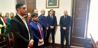 La Corte de Justicia tomó juramento a dos nuevos funcionarios judiciales Lucas Tomás Vaccaroni, Laureano Palacios