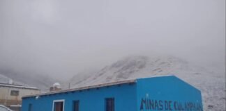 Nevadas en cordones montañosos del Oeste catamarqueño