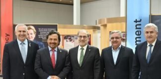 Catamarca, Salta y Jujuy presentaron en EE. UU. las posibilidades de inversión en Litio Raul Jalil, Gerardo Morales, Gobernadores del norte grande