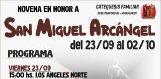 Continúa la visita de la imagen de San Miguel Arcángel