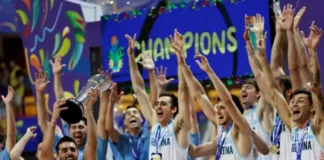 El seleccionado argentino de básquet derrotó 75-73 como visitante a Brasil y se coronó campeón de la Americup