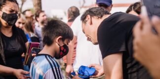 Grata visita del Municipio al Barrio Policial