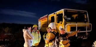 Incendio forestal de magnitud en El Bolsón