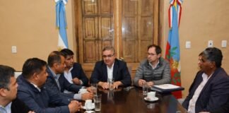 Jalil y el equipo de gobierno se reunieron con intendentes de la oposición