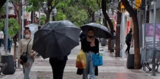 Viernes bien fresquito: siguen las lluvias en toda la provincia