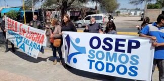 Nueva protesta de empleados de OSEP