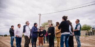 Obra de red de aguas y cloacas del Barrio República Argentina