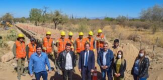 Recorrieron avances de obra del Acueducto Huaco