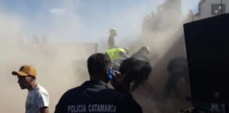 Se derrumbó parte de la estructura del circuito de “La Ripiera”: Habría gente atrapada bajo los escombros