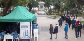 Vacunación Libre Covid de Plaza 25 de Mayo dejará de funcionar