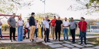 El municipio realizará una renovación integral del Parque de los Niños Parque de los niños, Gustavo Saadi, Francisco Sosa