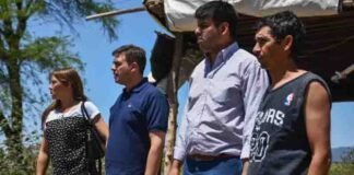 El Gobierno recorrió las zonas afectadas por el temporal y brindó asistencia