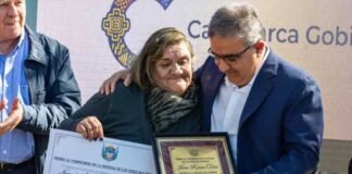 Noemí Toledo fue reconocida por su «Compromiso en la defensa de los Derechos Humanos» Raul Jalil, Derechos Humanos