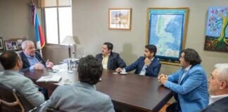Ruben Dusso recibió a comitiva Chilena por el corredor Bioceánico Ferroviario