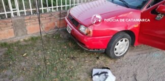 Lesionado tras un choque en cadena