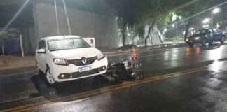 Motociclista accidentado en Valle Viejo