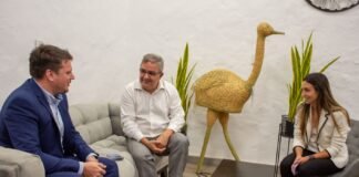Jalil recibió al vicepresidente de la Red Federal de Fondos de Garantía Públicos