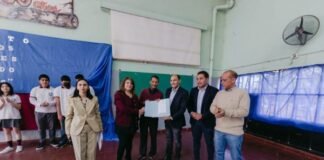 Reconocimiento para alumnos de 2º año de la EPET N°7