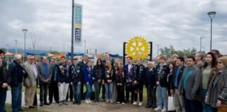 El Rotary inauguró un monolito y pone en marcha un importante proyecto de reforestación