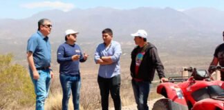 El ministro de Infraestructura y Obras Civiles recorrió la Cuesta de Zapata Eduardo Niederle, Lucas Poliche, Sebastian Noblega