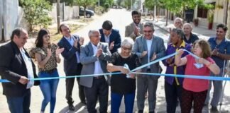 El Gobernador inauguró asfaltado en Recreo y anunció más inversiones para urbanización Raul Jalil, Luis Polti, Pio Carletta, Damian Brizuela, Recreo Catamarca
