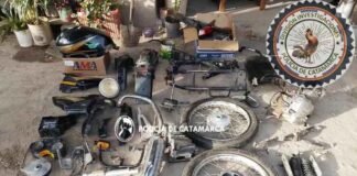 Arrestado por robo de motos
