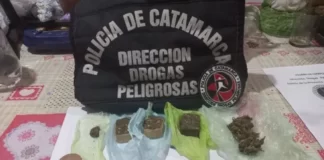 Hacían delivery de drogas en un automóvil de alta gama Secuestro de Droga