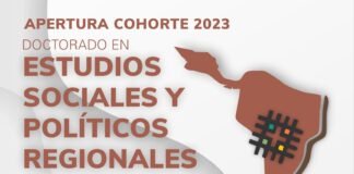 Apertura de la preinscripción para el Doctorado en Estudios Sociales y Políticos Regionales