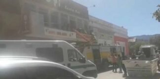 Cayó el cielorraso de un bar y aplastó a dos trabajadores