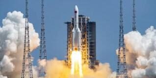 El cohete chino Long March 5B ha caído en el Océano Pacífico
