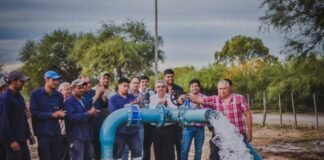 El Gobernador inauguró importante obra hídrica para Recreo y participó del Aniversario de Icaño