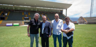 El gobernador recibió a los productores Alejandro Stoessel y Aquiles Sojo