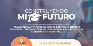 Inscripciones abiertas para los talleres gratuitos de Orientación Vocacional de Vicegobernación