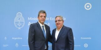 Jalil se reunió con el ministro Sergio Massa y el secretario Jorge Neme