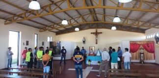 La peregrinación de los Hogares de Cristo llegó al penal de varones
