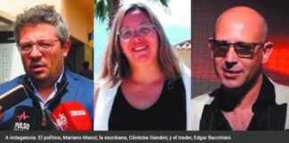 Mariano Manzi y la escribana, a indagatoria con Bacchiani