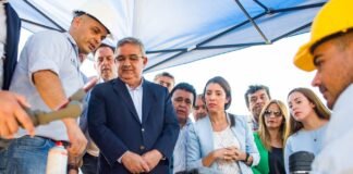 Se puso en marcha la obra de extensión de fibra óptica en el tramo Villa Mazán-Andalgalá