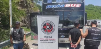 Un detenido por trasladar más de cinco kilos de marihuana