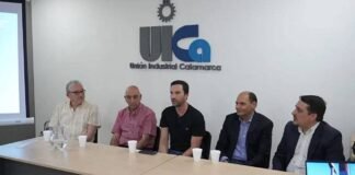 Inauguran obra que optimiza el acceso a internet de empresas en El Pantanillo Lisandro Alvarez, Gustavo Saadi
