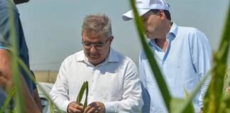 Jalil recorrió empresas agroindustriales Raul Jalil