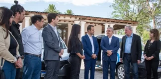 Jalil afirmó que cierra el año con récord de empleados privados Raul Jalil, Ruben Dusso, Enzo Carrizo