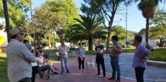 Autoridades de Aguas de Catamarca se reunieron con vecinos de Fray M. Esquiú
