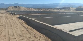 Avanza la planta depuradora de efluentes cloacales domiciliarios en Belén