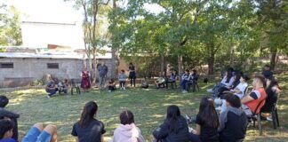 Campamento juvenil en Guayamba
