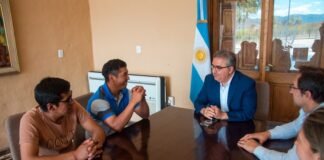 El Gobernador Raul Jalil recibió al Cacique de Antofalla