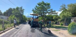 El Municipio de Huillapima «enripio » calles de barrios céntricos de Miraflores y hay quejas de los vecinos