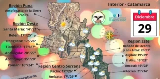 El pronóstico del tiempo para el fin de semana de año nuevo