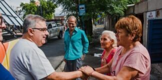 Equipos de trabajo de Provincia y Capital recorren zonas dañadas por el temporal